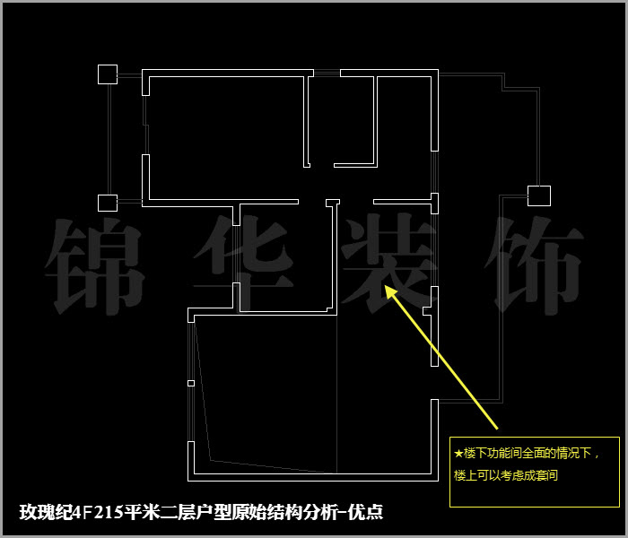 融僑中央花園玫瑰紀四樓215平米 戶型